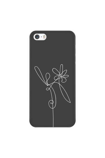 APPLE - iPhone 5S/SE - 3D Snap Case - Flower In The Dark
