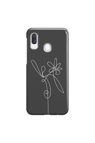 SAMSUNG - Galaxy A40 - 3D Snap Case - Flower In The Dark