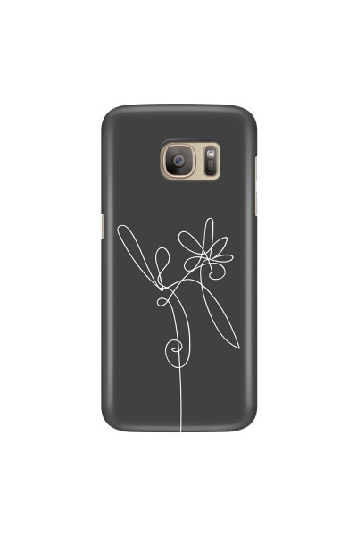 SAMSUNG - Galaxy S7 - 3D Snap Case - Flower In The Dark