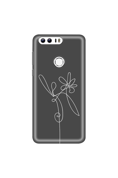 HONOR - Honor 8 - Soft Clear Case - Flower In The Dark