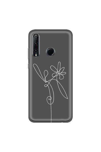 HONOR - Honor 20 lite - Soft Clear Case - Flower In The Dark