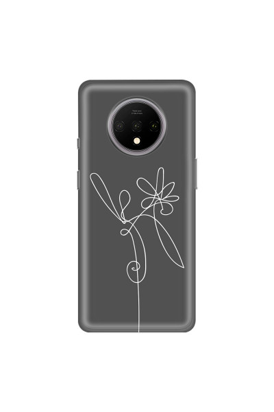 ONEPLUS - OnePlus 7T - Soft Clear Case - Flower In The Dark