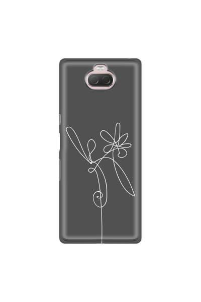 SONY - Sony Xperia 10 - Soft Clear Case - Flower In The Dark