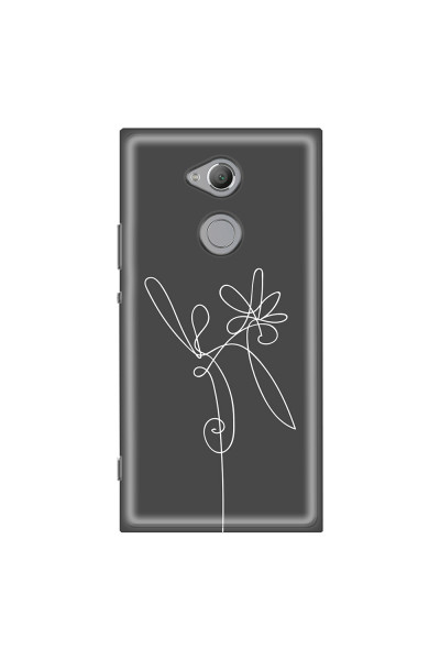 SONY - Sony Xperia XA2 Ultra - Soft Clear Case - Flower In The Dark
