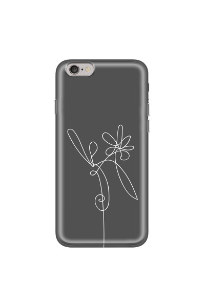 APPLE - iPhone 6S Plus - Soft Clear Case - Flower In The Dark