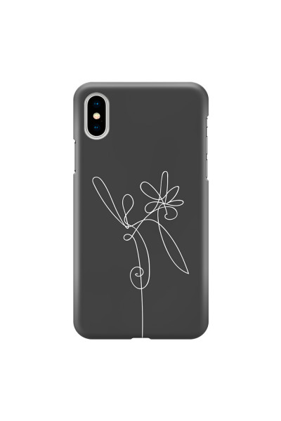 APPLE - iPhone X - 3D Snap Case - Flower In The Dark
