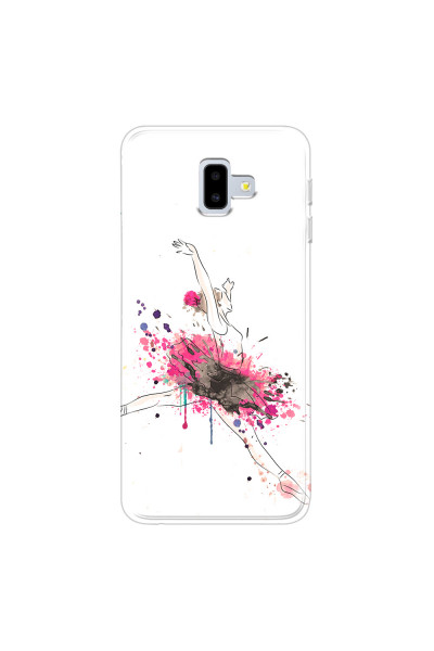 SAMSUNG - Galaxy J6 Plus 2018 - Soft Clear Case - Ballerina