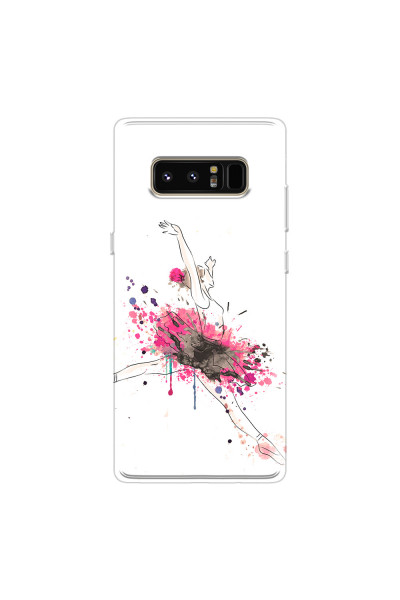 SAMSUNG - Galaxy Note 8 - Soft Clear Case - Ballerina