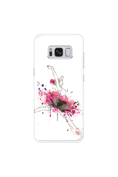 SAMSUNG - Galaxy S8 - Soft Clear Case - Ballerina