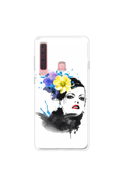 SAMSUNG - Galaxy A9 2018 - Soft Clear Case - Floral Beauty