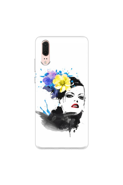 HUAWEI - P20 - Soft Clear Case - Floral Beauty