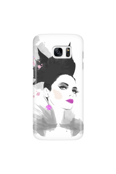 SAMSUNG - Galaxy S7 Edge - 3D Snap Case - Pink Lips