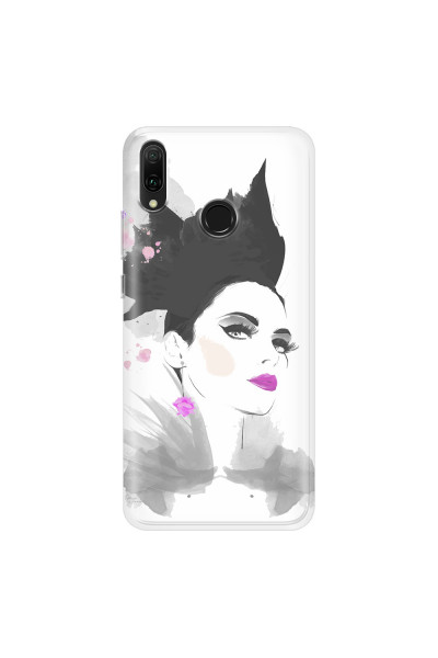 HUAWEI - Y9 2019 - Soft Clear Case - Pink Lips