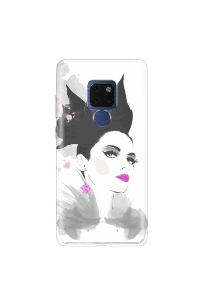 HUAWEI - Mate 20 - Soft Clear Case - Pink Lips