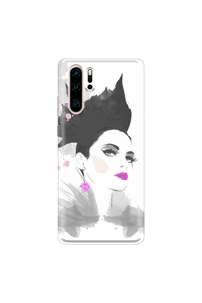 HUAWEI - P30 Pro - Soft Clear Case - Pink Lips