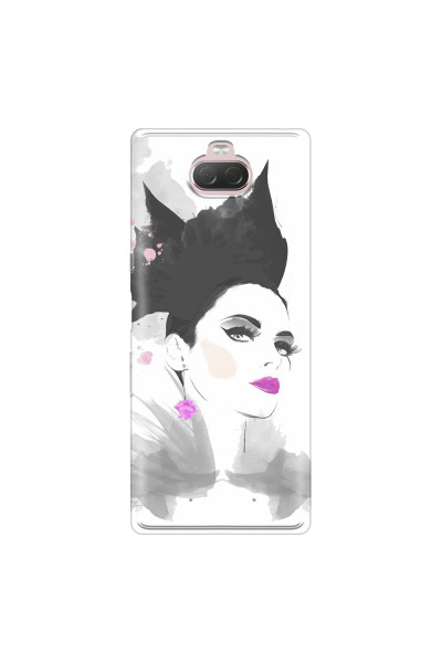 SONY - Sony Xperia 10 - Soft Clear Case - Pink Lips