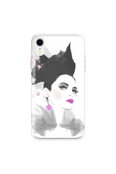 APPLE - iPhone XR - Soft Clear Case - Pink Lips