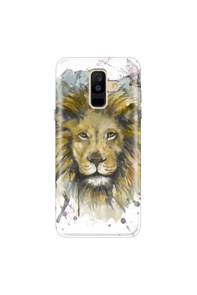 SAMSUNG - Galaxy A6 Plus 2018 - Soft Clear Case - Lion