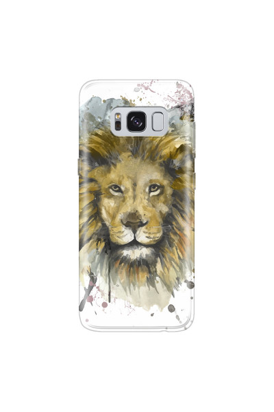 SAMSUNG - Galaxy S8 Plus - Soft Clear Case - Lion