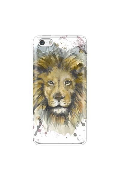 APPLE - iPhone 5S/SE - Soft Clear Case - Lion