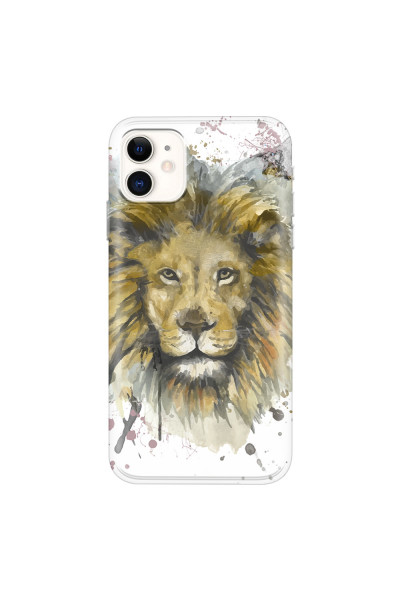 APPLE - iPhone 11 - Soft Clear Case - Lion
