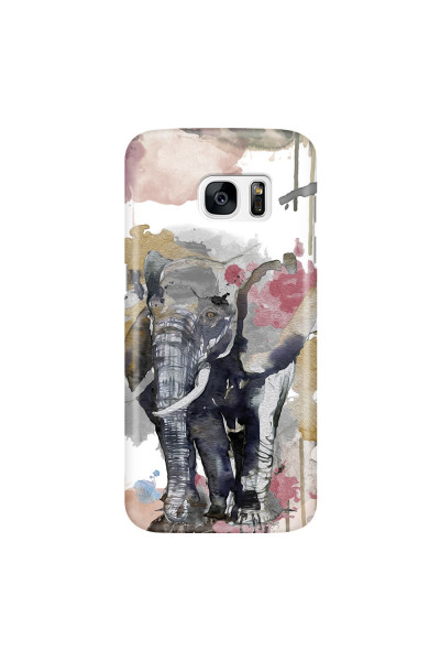 SAMSUNG - Galaxy S7 Edge - 3D Snap Case - Elephant