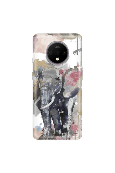 ONEPLUS - OnePlus 7T - Soft Clear Case - Elephant