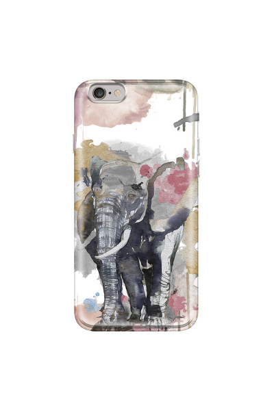 APPLE - iPhone 6S - Soft Clear Case - Elephant