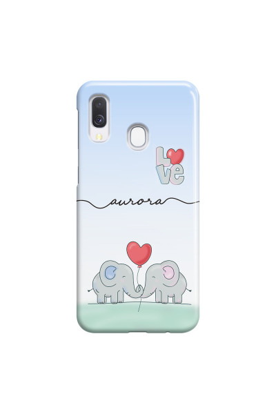 SAMSUNG - Galaxy A40 - 3D Snap Case - Elephants in Love