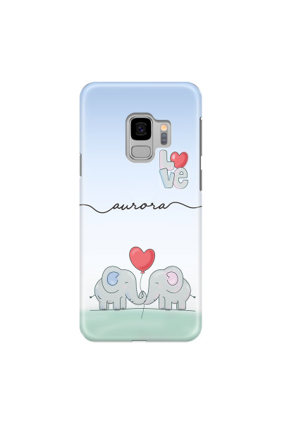 SAMSUNG - Galaxy S9 - 3D Snap Case - Elephants in Love