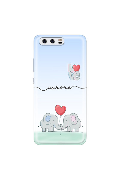 HUAWEI - P10 - Soft Clear Case - Elephants in Love
