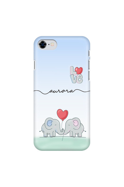 APPLE - iPhone 8 - 3D Snap Case - Elephants in Love