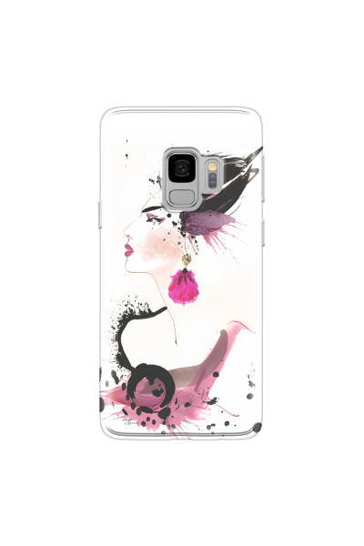 SAMSUNG - Galaxy S9 - Soft Clear Case - Japanese Style