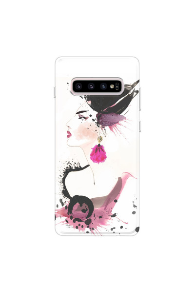 SAMSUNG - Galaxy S10 - Soft Clear Case - Japanese Style