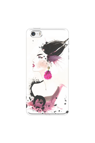 APPLE - iPhone 5S/SE - Soft Clear Case - Japanese Style