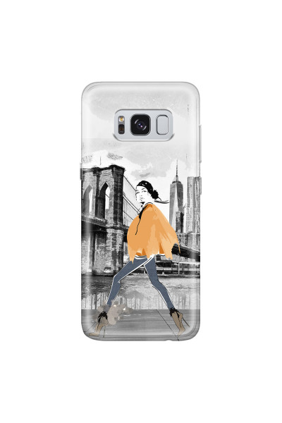 SAMSUNG - Galaxy S8 - Soft Clear Case - The New York Walk