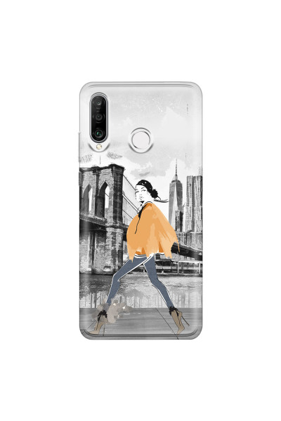 HUAWEI - P30 Lite - Soft Clear Case - The New York Walk