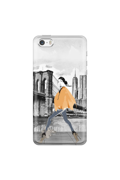 APPLE - iPhone 5S/SE - Soft Clear Case - The New York Walk