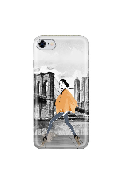 APPLE - iPhone 8 - Soft Clear Case - The New York Walk