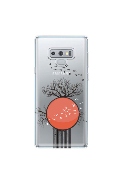 SAMSUNG - Galaxy Note 9 - Soft Clear Case - Bird Flight