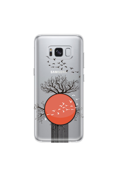 SAMSUNG - Galaxy S8 - Soft Clear Case - Bird Flight