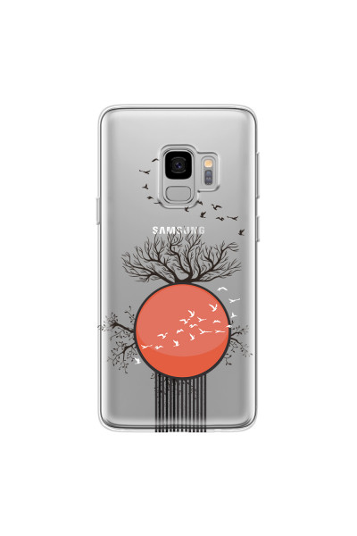 SAMSUNG - Galaxy S9 - Soft Clear Case - Bird Flight