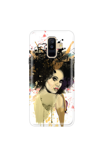 SAMSUNG - Galaxy A6 Plus 2018 - Soft Clear Case - We love Afro