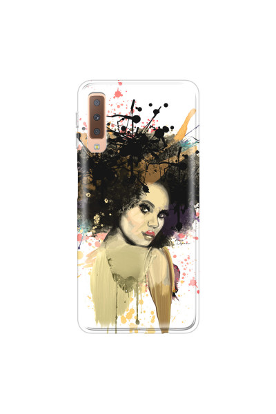 SAMSUNG - Galaxy A7 2018 - Soft Clear Case - We love Afro