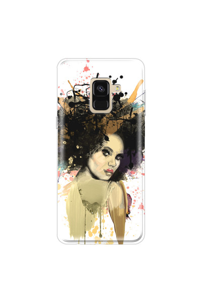 SAMSUNG - Galaxy A8 - Soft Clear Case - We love Afro