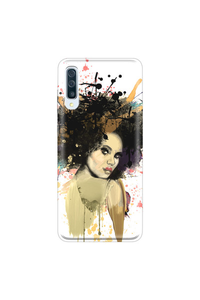 SAMSUNG - Galaxy A70 - Soft Clear Case - We love Afro