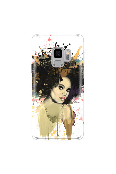 SAMSUNG - Galaxy S9 - Soft Clear Case - We love Afro