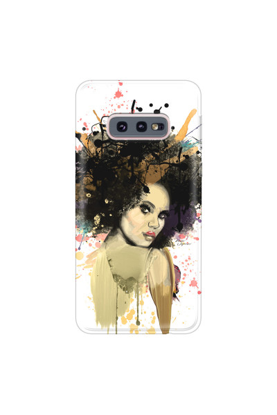 SAMSUNG - Galaxy S10e - Soft Clear Case - We love Afro