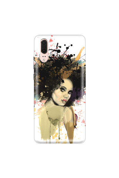 HUAWEI - P20 - Soft Clear Case - We love Afro