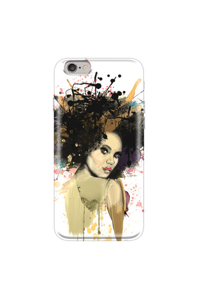 APPLE - iPhone 6S Plus - Soft Clear Case - We love Afro